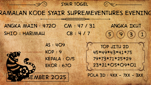 Prediksi Supremeventures Evening