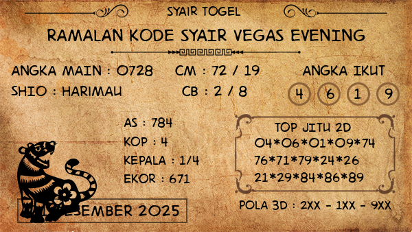 Prediksi Vegas Evening